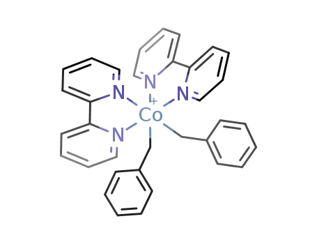 cis-{(PhCH2)2Co(bpy)2}(1+)