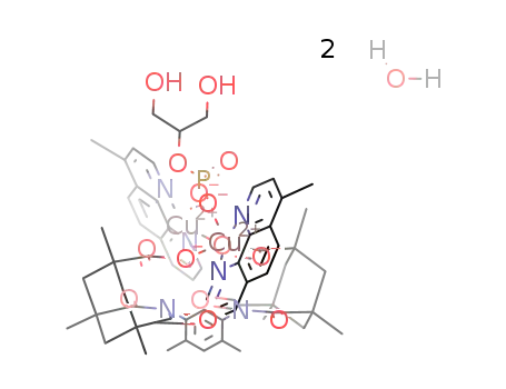 [Cu2(μ-glycerol 2-phosphate)(m-xylenediamine bis(Kemp's triacid imide)(2-))(4-methyl-1,10-phenanthroline)2]*2H2O