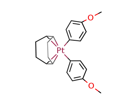 (1,2,5,6-η4-cycloocta-1,5-diene)bis(4-methoxyphenyl)platinum(II)