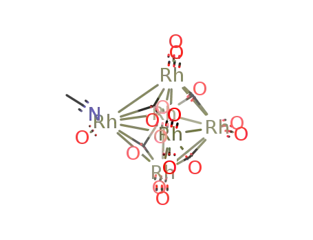 Rh6(μ3-CO)4(CO)11(NCCH3)