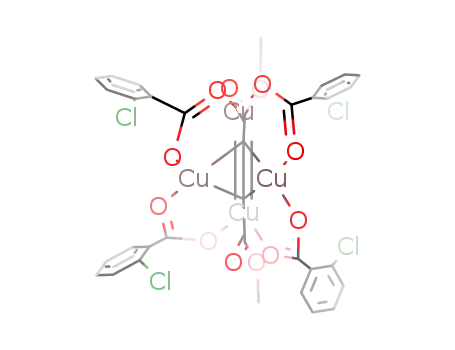 tetrakis(2-chlorobenzoato)(dimethyl acetylenedicarboxylate)tetracopper(I)