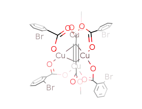 tetrakis(2-bromobenzoato)(dimethyl acetylenedicarboxylate)tetracopper(I)