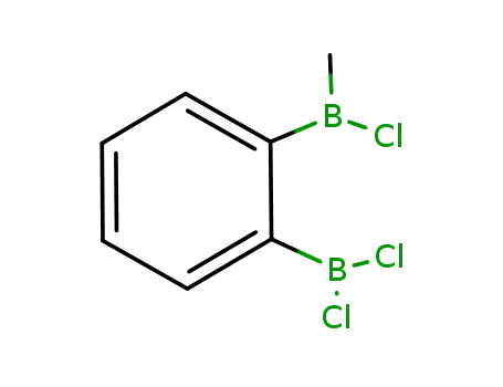 Molecular Structure of 208246-75-7 (Borane, chloro[2-(dichloroboryl)phenyl]methyl-)