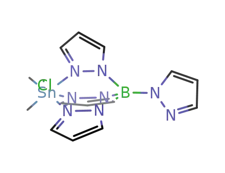 Me2Sn(tetrakispyrazolylborate)Cl