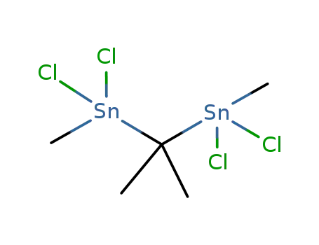 Molecular Structure of 83135-46-0 (Stannane, (1-methylethylidene)bis[dichloromethyl-)