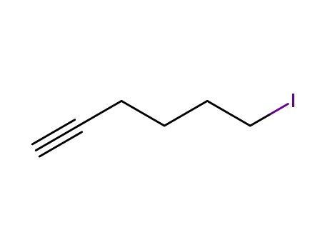 Molecular Structure of 2468-56-6 (6-iodo-1-hexyne)