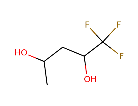Molecular Structure of 400-32-8 (2,4-Pentanediol, 1,1,1-trifluoro-)
