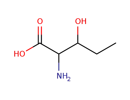 Molecular Structure of 2280-42-4 (dl-3-hydroxynorvaline)