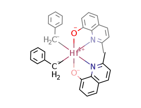 (2-Me-8-quinolato)2Hf(CH2Ph)2