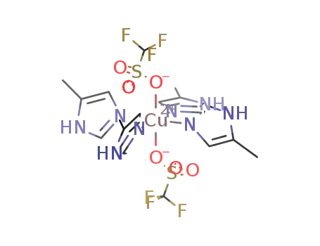 tetrakis(5-methyl-1H-imidazole-κN3)copper(II) bis(trifluoromethanesulfonate)