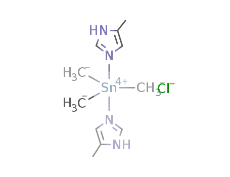 [bis(4-methylimidazole)trimethyltin(IV)]chloride