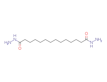 Molecular Structure of 13043-99-7 (Tetradecanedioic acid, dihydrazide)