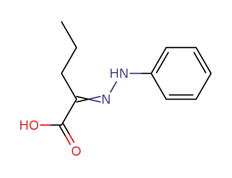 Pentanoic acid, 2-(phenylhydrazono)-