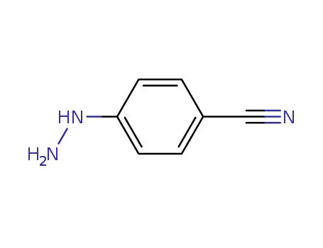 Molecular Structure of 17672-27-4 (4-hydrazinylbenzonitrile)