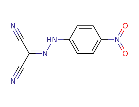 Molecular Structure of 3722-12-1 ([2-(4-nitrophenyl)hydrazinylidene]propanedinitrile)