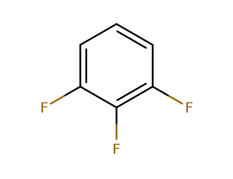 Molecular Structure of 1489-53-8 (1,2,3-Trifluorobenzene)