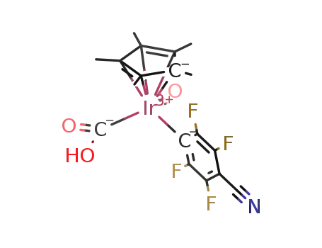 Cp*Ir(CO)(COOH)(C6F4CN)