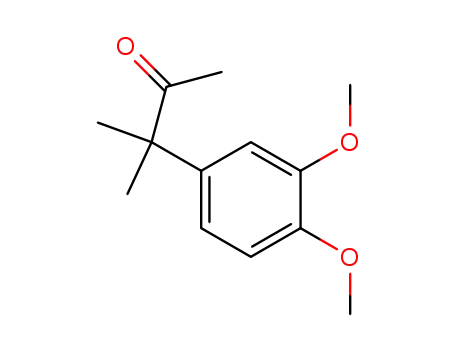 Molecular Structure of 4461-99-8 (3-(3,4-Dimethoxyphenyl)-3-methylbutan-2-one)