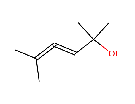 Molecular Structure of 2424-45-5 (3,4-Hexadien-2-ol, 2,5-dimethyl-)