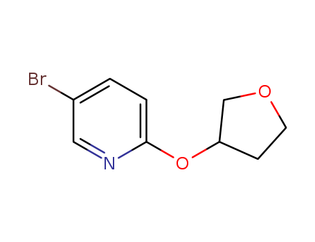 Pyridine, 5-bromo-2-[(tetrahydro-3-furanyl)oxy]-