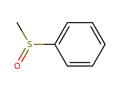 Molecular Structure of 1193-82-4 (METHYL PHENYL SULFOXIDE)