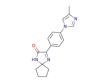 3-(4-(4-methyl-1H-imidazol-1-yl)phenyl)-1,4-diazaspiro[4.4]non-3-en-2-one