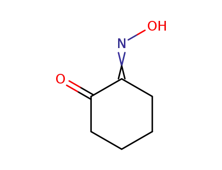 Molecular Structure of 24858-28-4 (1,2-Cyclohexanedione, monooxime)