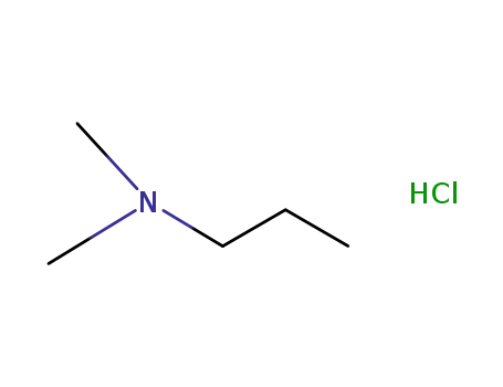 Molecular Structure of 65845-57-0 (1-Propanamine, N,N-dimethyl-, hydrochloride)