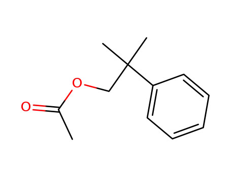 Molecular Structure of 18755-52-7 ((2-methyl-2-phenyl-propyl) acetate)