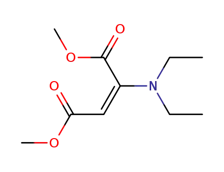 Molecular Structure of 996-85-0 (2-Butenedioic acid, 2-(diethylamino)-, dimethyl ester, (E)-)
