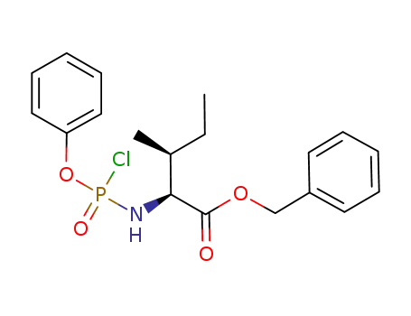 phenyl-(benzoxy-L-isoleucinyl)-phosphorochloridate