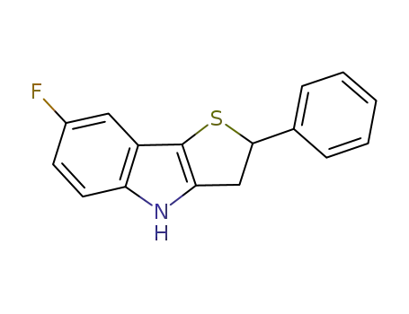 7-fluoro-2-phenyl-3,4-dihydro-2H-thieno[3,2-b]indole