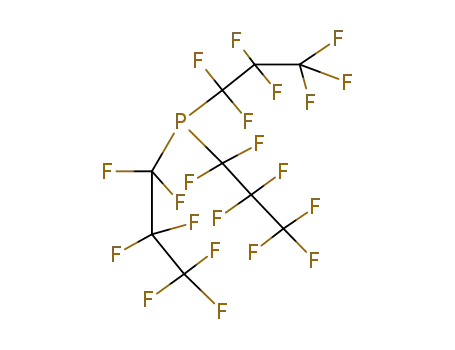 Molecular Structure of 51761-69-4 (Phosphine, tris(heptafluoropropyl)-)