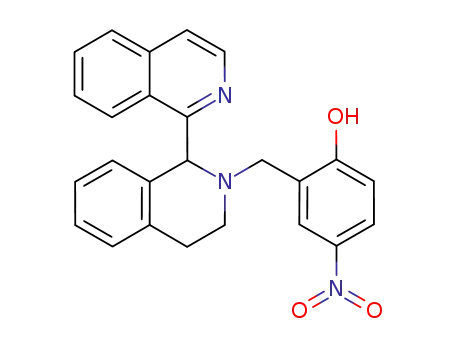 (+)-N-(2-hydroxy-5-nitro-benzyl)-1,2,3,4-tetrahydro-1,1'-bisisoquinoline