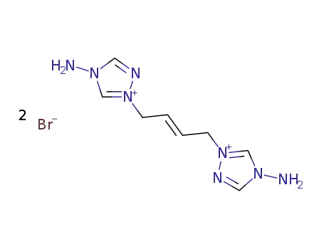 trans-1,4-di(4-amino-1,2,4-triazolium-1N)-2-butene dibromide