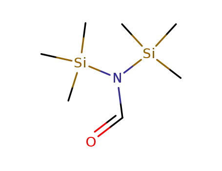 Molecular Structure of 15500-60-4 (N,N-Bis(trimethylsilyl)formamide)