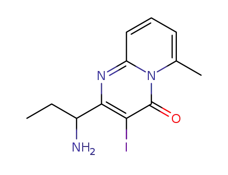 2-(1-aminopropyl)-3-iodo-6-methyl-4H-pyrido[1,2-a]pyrimidin-4-one