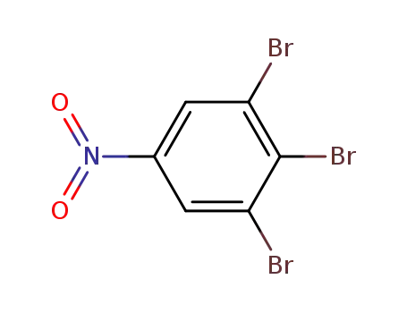 Molecular Structure of 3460-20-6 (1,2,3-tribromo-5-nitrobenzene)