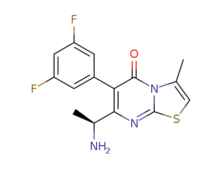 7-(1-aminoethyl)-6-(3,5-difluorophenyl)-3-methyl-5H-[1,3]thiazolo[3,2-a]pyrimidin-5-one