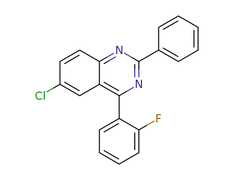 6-chloro-2-phenyl-4-(2-fluorophenyl)quinazoline