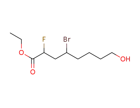 ethyl 4-bromo-2-fluoro-8-hydroxyoctanoate