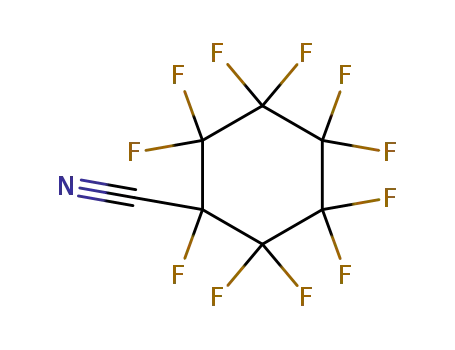 Molecular Structure of 51579-56-7 (Perfluorocyclohexanecarbonitrile)