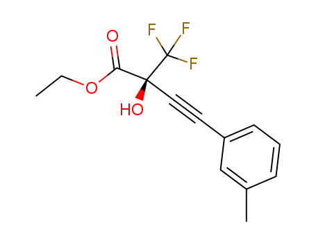 ethyl 2-hydroxy-4-m-tolyl-2-(trifluoromethyl)but-3-ynoate