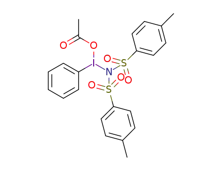 ((4-methyl-N-tosylphenyl)sulfonamido)(phenyl)-λ3-iodanyl acetate