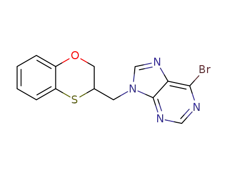 (RS)-6-bromo-9-(2,3-dihydro-1,4-benzoxathiin-3-ylmethyl)-9H-purine