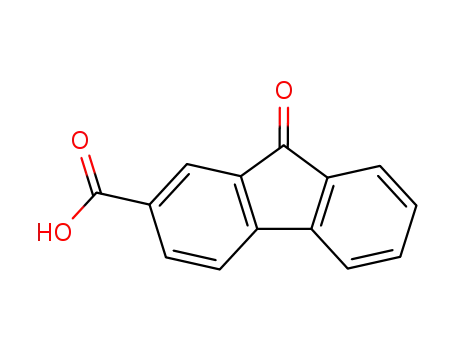 Molecular Structure of 784-50-9 (9-Fluorenone-2-carboxylic acid)