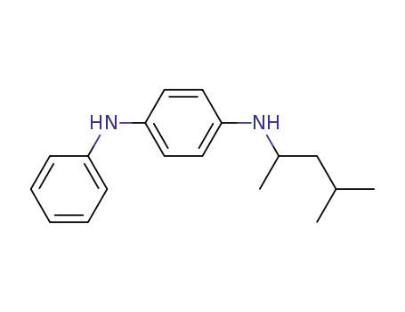 Molecular Structure of 793-24-8 (N-(1,3-Dimethylbutyl)-N'-phenyl-p-phenylenediamine)