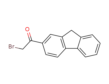 Molecular Structure of 39696-13-4 (Ethanone, 2-bromo-1-(9H-fluoren-2-yl)-)