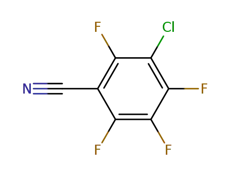 Molecular Structure of 31881-88-6 (Benzonitrile, 3-chloro-2,4,5,6-tetrafluoro-)