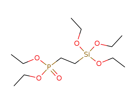 2-diethoxyphosphorylethyl(triethoxy)silane cas no. 757-44-8 98%
